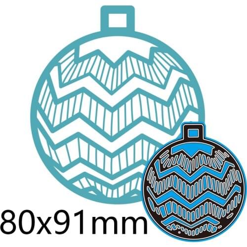 Cutting Dies Pattern Pendant Circle Stencil Craft for Scrapbook Stamps Dies Embossing Paper Gift Card 80*91mm