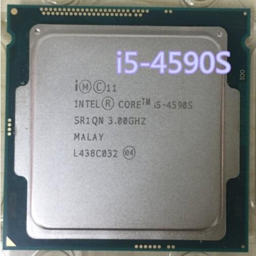 Intel core I5 4590S I5-4590S i5 4590S CPU Processor 3.0G SR1QN scrattered pieces can work