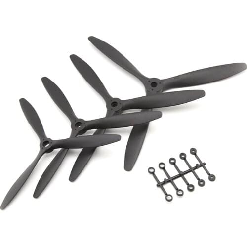 Drone Propellers 8060 9060 1060 1170 inch Efficient 3 Blades Propeller Spinner for RC Models