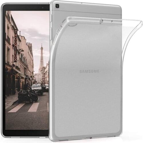 Clear Case For Samsung Galaxy Tab A 10.1 2019 Soft TPU Transparent Shockproof Protective Case For Samsung Tab SM-T510 SM-T515