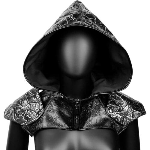 Medieval Men Costumes Accessories Viking Warrior Aristocrat Cavalier Knight Shawl Cape Men Renaissance Cosplay Hat