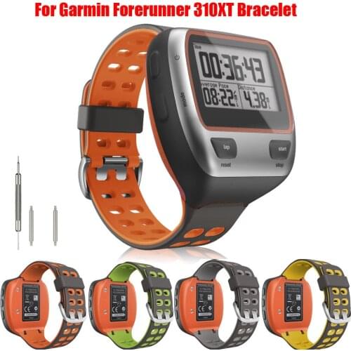 Silicone Strap For Garmin Forerunner 310XT Watchband Swim Sports Smart Watch Band bracelet Porous Anti-sweat Sport Breathable