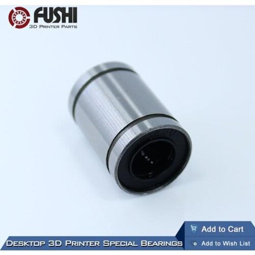 Desktop 3D Printer Special Linear Bearing LM6UU LM8UU LM10UU LM12UU (10PCS) For Makebot RepRap Prusa i3 Mendel DIY CNC Motion