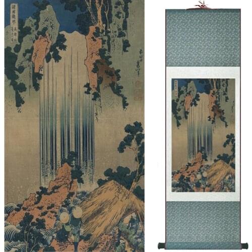 Old fashion painting landscape art painting Chinese traditional art painting China ink painting20190817002