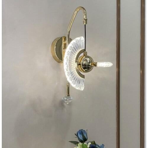 LED Wall Lamp Indoor Lighting For Home Bedroom Bedside Living Room Decoration Background Staircase Light Fixture