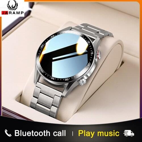 E1-2 Smart Watch Men Bluetooth Call Custom Dial Full Touch Screen Waterproof Smartwatch For Android IOS Sports Fitness Tracker