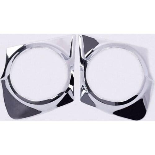 HIGH QUALITY CHROME COVER FIT FOR 2015-2016 Mitsubishi L200 Triton Pick Up Accessories abs chrome fog lamp Cover For L200 Triton