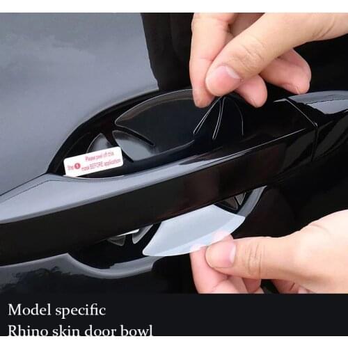 4-piece car door handle handle protection film for Mercedes-Benz ABCEGR grade GLAGLRGLCLA rhinoceros wrist modification