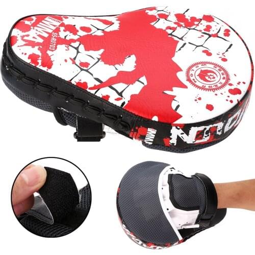 1PC Punching Mitt PU Leather Hand Target Punching Bag Boxing Muay Gloves Pads Training PU Foam Boxer Training Gloves Protector