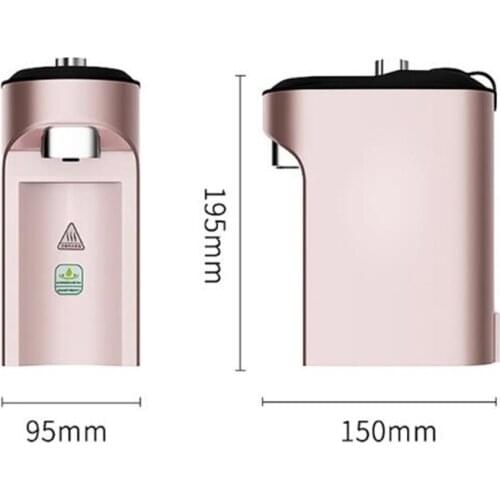 1950W Three seconds instant hot water dispenser Pocket type water dispenser Portable travel Small water boiler