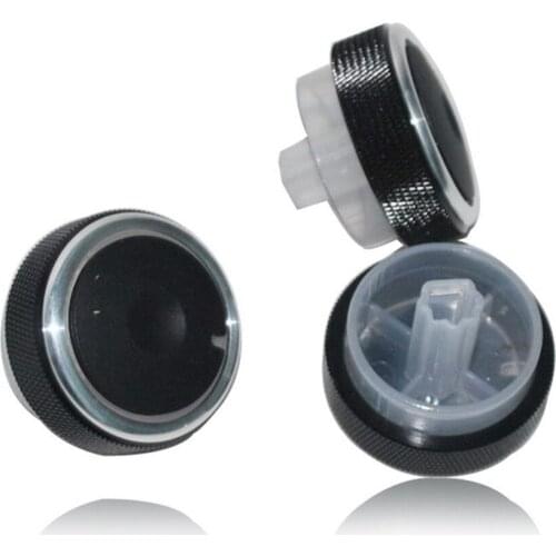 3pcs Air Conditioning Control Switch AC Knob Fit for 2 3 (Black)