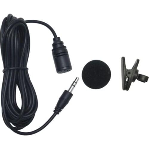 9.7x6.7mm Universal 3.5mm External Microphone Stereos Radio Receiver extension cord 3m