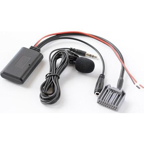 Biurlink 150CM Car Stereo CD Changer Microphone Kit Phone Call Hands Free Adapter Bluetooth Aux Cable For Honda Civic CRV