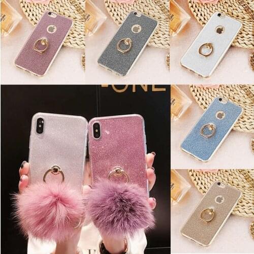 Case For LG G6 G7 G8S ThinQ K30 2019 W10 W30 Stylus 3 K40 K50 Q6 Q7 Q8 Q60 V9 V10 V20 V30 V40 K7 K10 K8 2018 Plush Glitter Cover