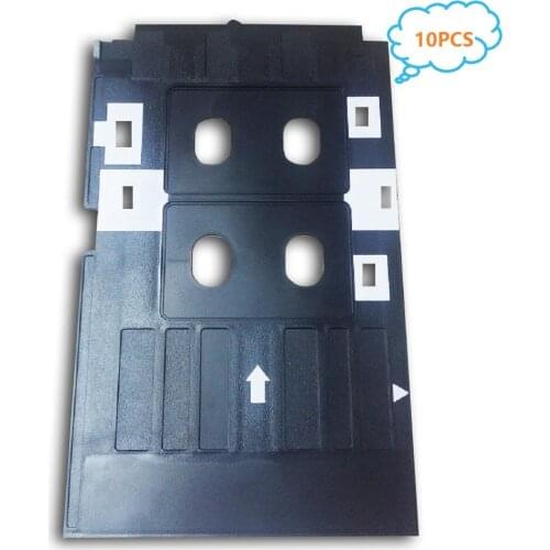 INK WAY 10 pcs ID Card Tray for Epson R260 R265 R270 R280 R290 R380 R390 RX680 T50 T60 A50 P50 L800 L801 R330 etc