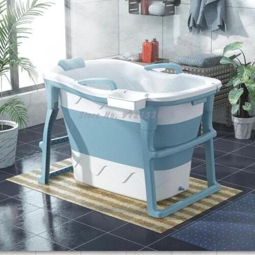 Baby Bathtub Childrens Foldable Large Baby Bathtub Bath Bucket Childrens Swimming Bucket Household Bath Bucket Foldable