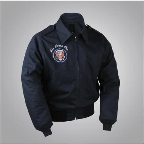 USA Air Force One Jacket A2 President jacket Navy Airman Short coat Men Spring