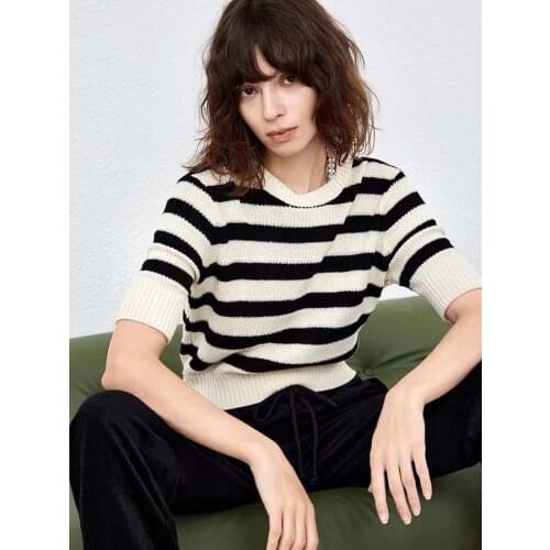 Женские трикотажные футболки La melancolie China At AliExpress