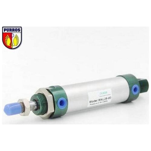 MAL 20 Mini Series Cylinder, Bore: 20mm, Stroke: 200/225/250/275/300/325/350mm