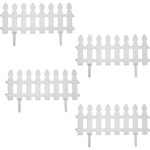 Reusable Fence Splicable and Detachable Garden Fence Multifunctional Decorative Courtyard Guardrail E7