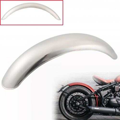 Motorcycle Retro Rear Chrome Metal Fender Mudguard for Vintage Harley BOB Mud Flap Splash Guard Accessories