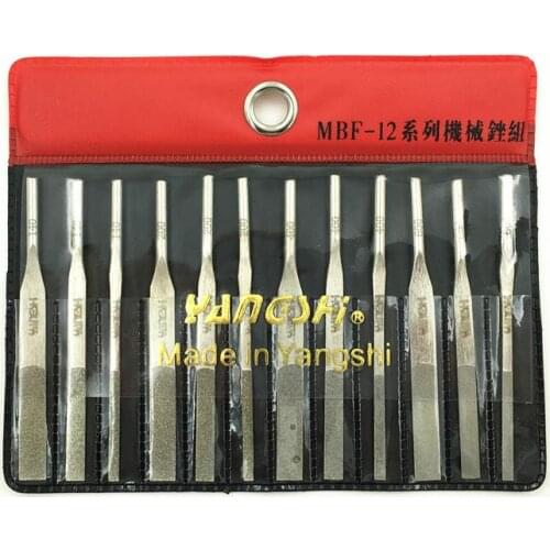 Can be mounted on pneumatic tools used in mechanical vibration Diamond Files, you can grind carbide mechanical rasp, MBF-12