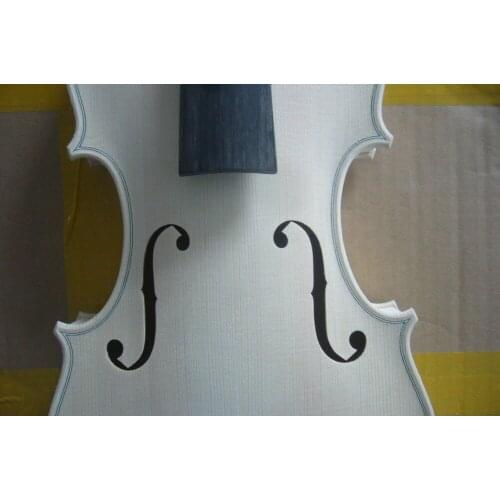 New unvarnished white violin copy of Amati model 1566 , violin parts