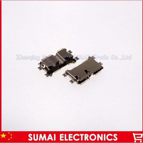 Sink Plate SMT 10P MICRO USB 3.0 Jack 3.0 USB Female Socket Mobile hard disk interface