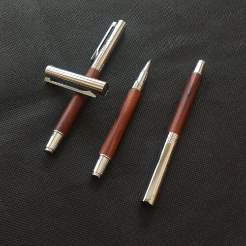 Gift Pen Mahogany Pen Signature Pen Business High-end Gift Pen Luxury Pen Office Supplies Ball Point Pen School Supplies