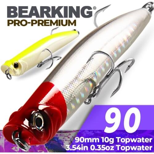 BEARKING Hot Sale 9cm 10g Bearking New 1PC New Arrival Minnow Hard Fishing Lure Bait 2017 hot Fishing Tackle Artificial Lures Ba