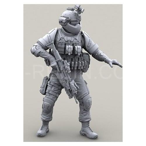 1:35 scale die-cast resin special forces soldier 1 character scene needs to be assembled and colored by himself
