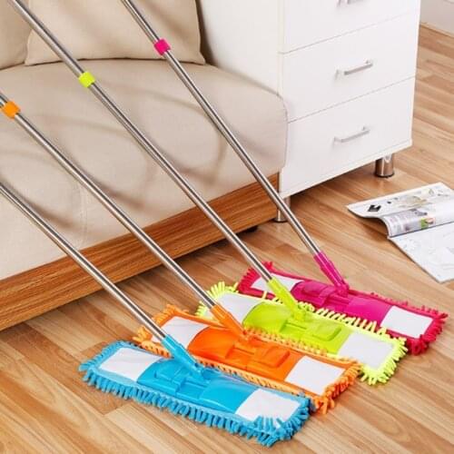 Squeeze Mop for Washing Floor Flat Windows Cleaning Tools Lazy Practical Home Help Household Paint Rod Chenille