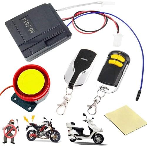 Scooter Security Alarm System Remote Control Alarm Motorcycle Theft Protection Bike Moto Motor Alarm System For Honda Yamaha