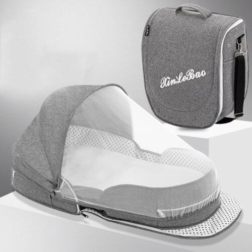 Foldable Sleeping Baby Bed Crib For Baby Multi-Function Travel Mosquito Nest For Newborns Portable Cribs For Baby Bed Mommy Bags