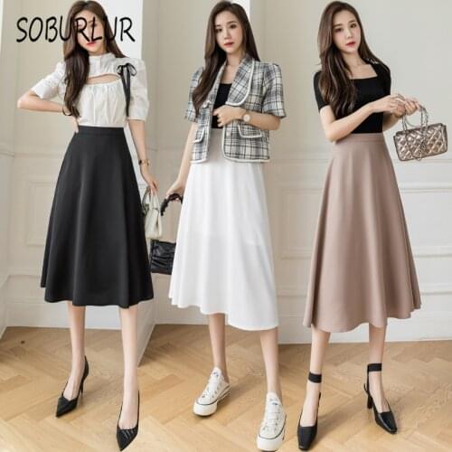 Женские юбки макси SOBURLUR China At AliExpress