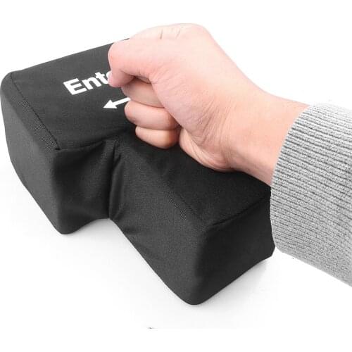USB Enter Key Vent Pillow Soft Computer Button Return Key For Offices Decompression Pillow Stress Relief Toy