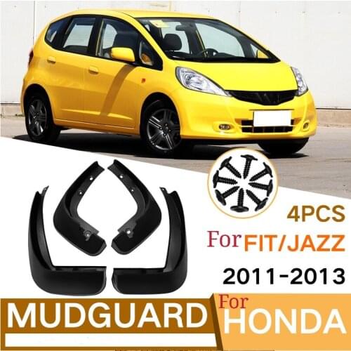 Car Mudguard For Honda Fit Jazz 2011-2013 High-quality Mudguard Anti-splash Protection Body Car Accessories
