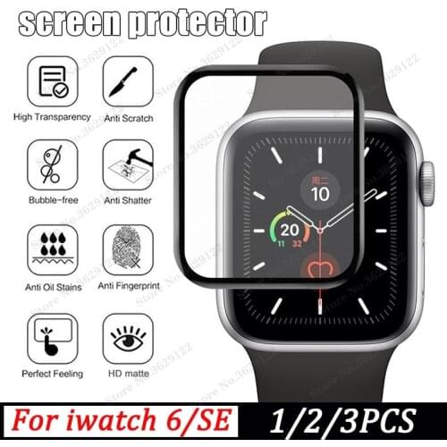 HD Screen Protector For Apple Watch Series 6 5 4 3 2 1 SE 44mm 40mm 42mm 38mm i watch Protective Film Protection Screenprotector