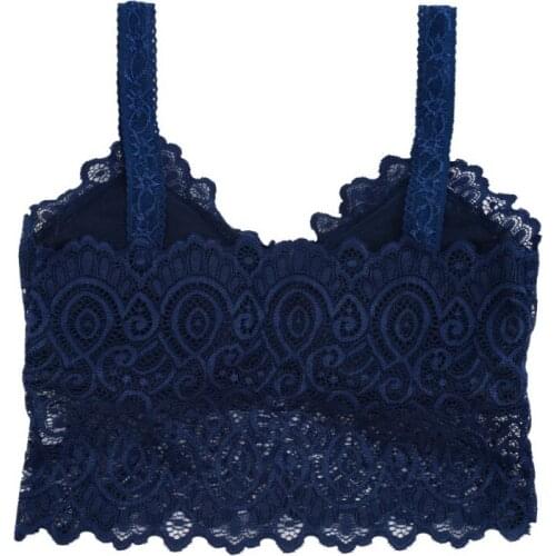 Women Sexy Lingerie Lace Bra Backless Bralette Super Gathering Push Up Girls Bra Crop Top Women Seamless Wireless Padded Bras