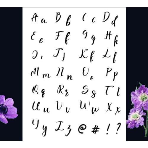 14*18CM Alphabet Transparent Clear Stamps Silicone Seals Roller Stamp Christmas DIY Scrapbooking Photo Album/Card Making