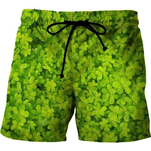2021 summer new mens 3D printed beach pants fashion casual shorts gym sports pants personality cool swimming trunks