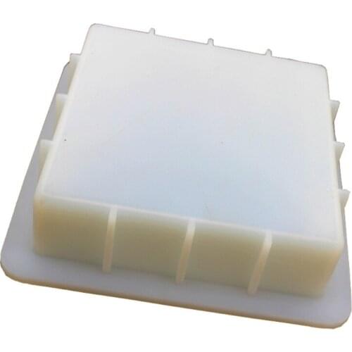 6 inch Square Cube Silicone Slab Mold for Soap Making Capacity 1100ml