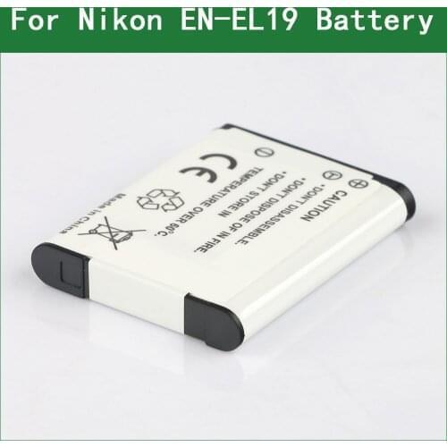 EN-EL19 EN EL19 Digital Camera Battery for Nikon Coolpix S3600 S3700 S4100 S4150 S4200 S4400 S5300 S6400 S6500 S6700 S6800 S6900