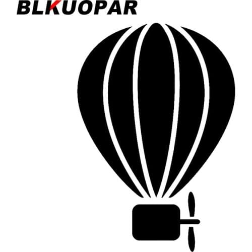 BLKUOPAR for Aerostat Balloon Car Stickers Sunscreen Decals Fashionable Vinyl Material Snowboard Waterproof Campervan Decor