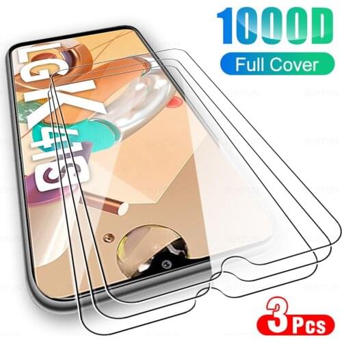 For LG K41S Case Tempered Glasses HD Anti-scratch Protective Phone Film For LG K41S K41 S 41S 6.55" Screen Protectors Glass