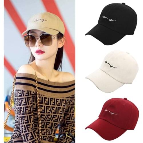 DT043 Cotton Baseball Cap for Women and Men Fashion Snapback Cap Unisex Hip Hop Hats Embroidery Summer Sun Hats Gorras