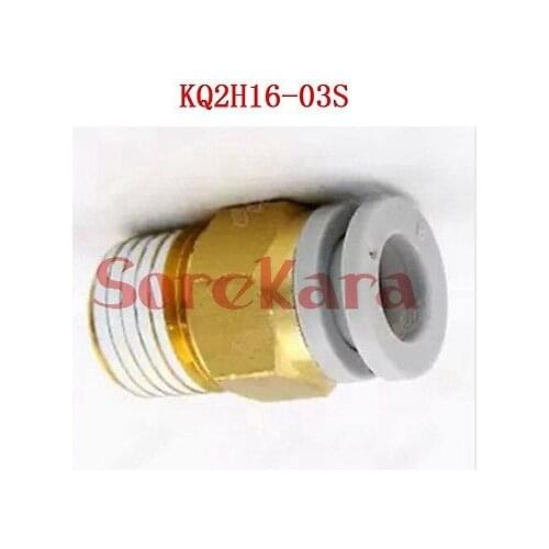 KQ2H16-03S One-Touch Fitting Push In Male Connector Applicable Tubing O.D. 16mm Port Size G3/8" KQ2H1603S SMC Type