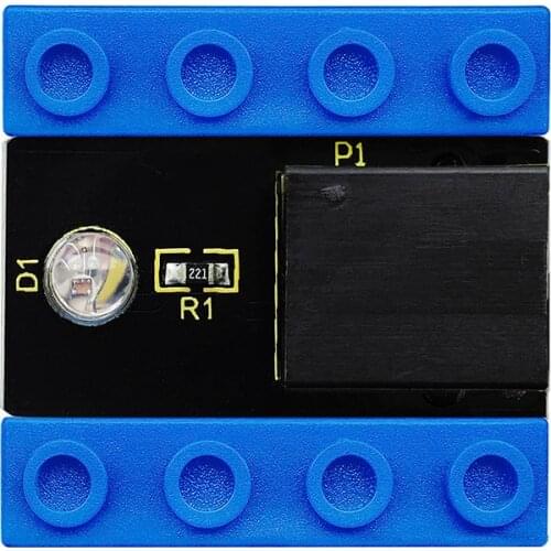 Kidsbits Blocks Coding 7-color Flicker LED Module Seven Color Sensor F5MM colorful light for Arduino STEM Programming Education