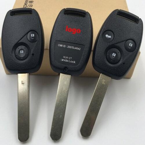 2 Button/3 Button Car Remote Key Car Key 315Mhz with ID48 Chip for Honda 6th 7th Accord 2.4 Civic Jazz CRV HRV Replacement Key
