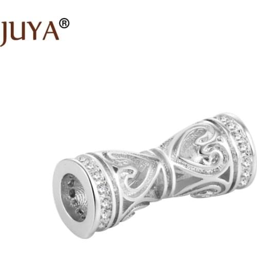 Jewelry Making Supplies Abalorios Wholesale Top Quality Copper Metal Hollow Pattern Gold Tube Beads For DIY Craft Perle